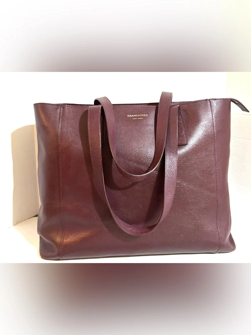 Cole Haan burgundy leather